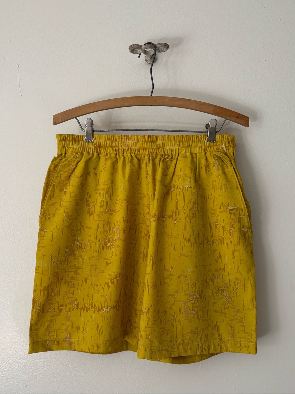 Outdoor Voices Yellow Fleck Anytime Short.